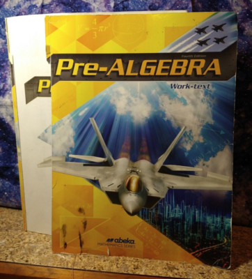 ABeka Pre-Algebra Student Work-text