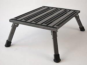 Safety Step F-08C Folding Step, Large 15'' x 19'' Platform, 8'' High