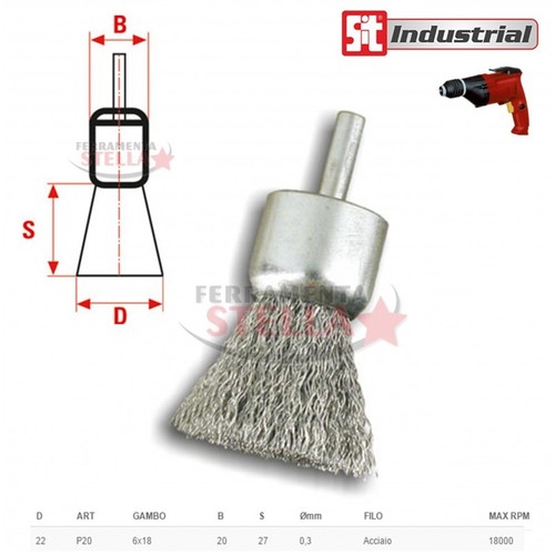 Impostato Di Spazzole Per Ruote In Filo Di Acciaio... – Grandado - Foto 6