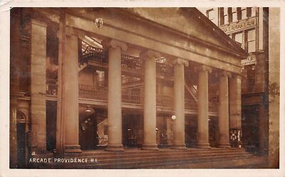 J45/ Providence Rhode Island RPPC Postcard c1910 Arcade Building 282