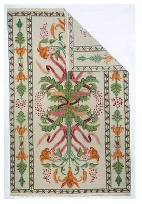 Blumenteppiche 8 x 10; Türkischer Oushak-Teppich;