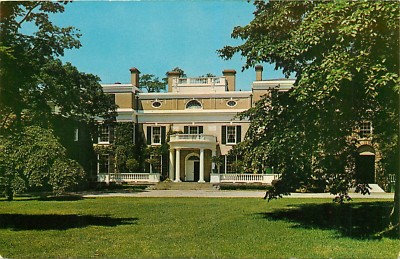Franklin D Roosevelt Home Hyde Park New York Ny Postcard Ebay