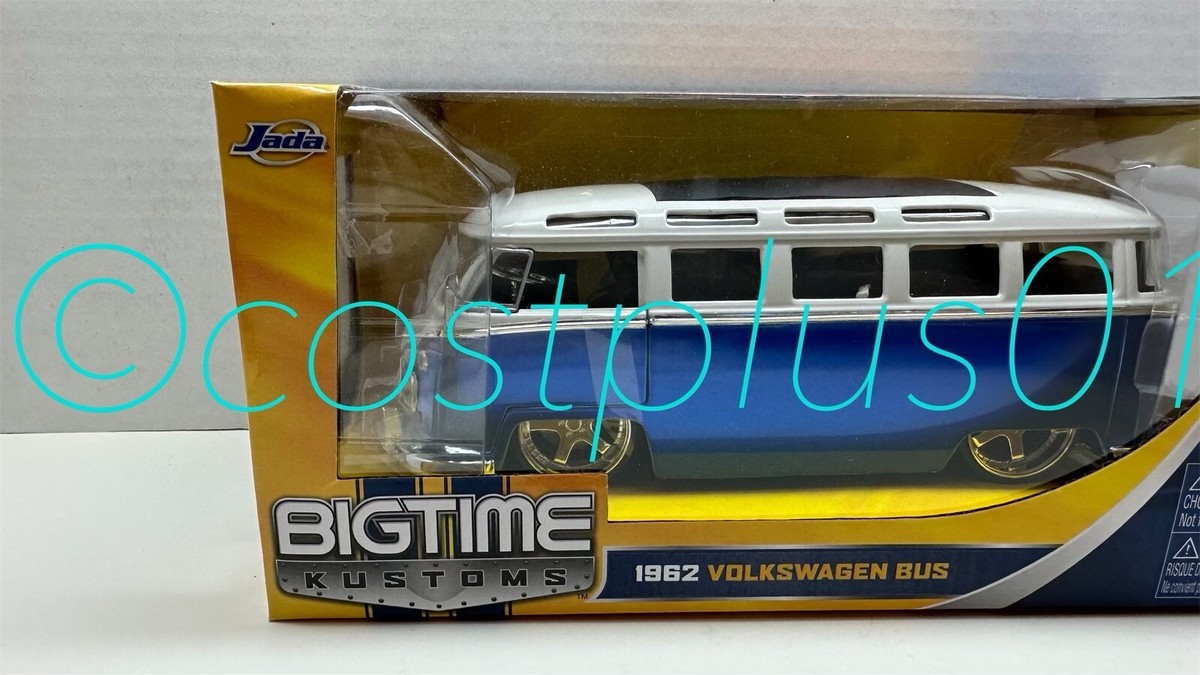 JADA BTK 1962 VW VOLKSWAGEN BUS VAN 1:24 BLUE 2T | eBay