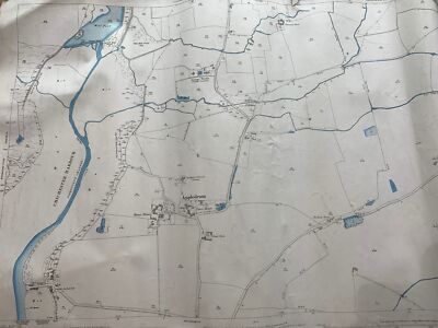 ORIG LARGE SCALE OS MAP CHICHESTER DIV LX 10 1898