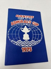 VINTAGE QANTAS ADMIRALS CUP 1976 AMERICAS CUP GUIDE BOOKLET PROGRAMME