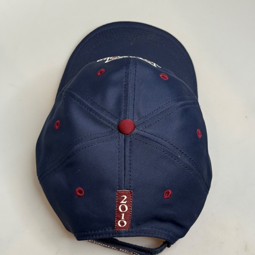 2010 U.S. Open Pebble Strandhut von The Game – blau/rotbraun, 100 % Polyester EUC- - Bild 8 von 19