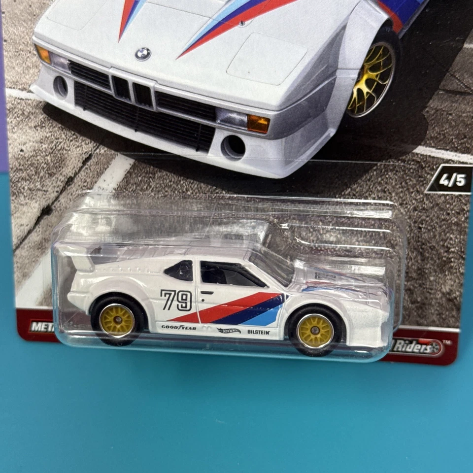 Hot Wheels Car Culture Cars And Donuts BMW M1 PROCAR 2017 nuevo Mattel Foto 2 de 4