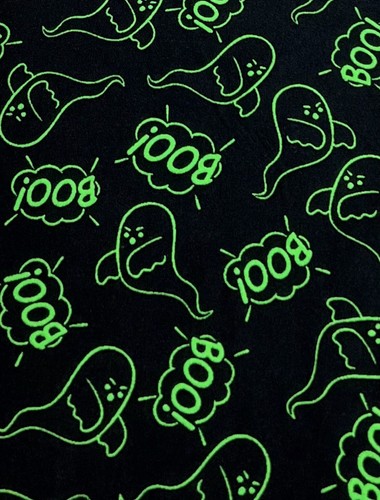 NEW LuLaRoe TC2 Leggings GREEN GHOST BOO HALLOWEEN Haunted Writing Spooky Scary - Picture 2 of 4
