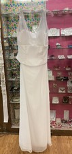 Jordan 714 Wedding Dress Size 12 (white)