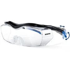 WORKPRO Clear Safety Glasses Anti Fog COATING Safety Goggles Protective Eyewear