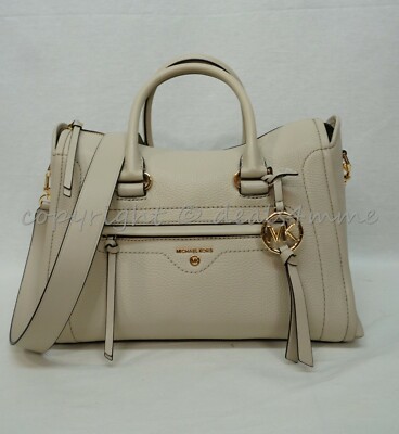 Michael Kors 30S0GCCS2L Carine Medium Leather Satchel - Main Image
