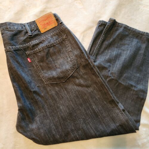 Levi's 569 Loose Straight Men's Size 42 x 30 Dark Gray Medium Wash Jeans |  eBay