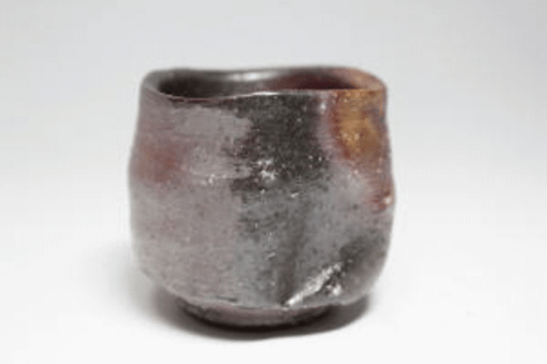 Guinomi ceramica giapponese Bizen con scatola firmata da Yoshihumi Idei - Foto 4 di 7