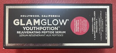 GLAMGLOW YOUTHPOTION Collagen Boosting Peptide Serum 1 oz, 30 ml NIB RV $65
