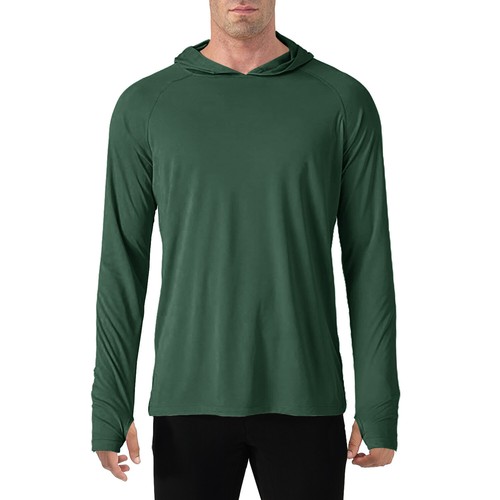 Outdoor Sun protection Shirts Hoodie Mens Anti-UV Performance Tee T-Shirts Tops - Picture 107 of 107