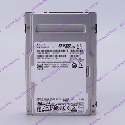 KIOXIA CM6 15.36TB NVME 2.5'' SSD PCIe Gen 4 Solid State Drive KCM61RUL15T3