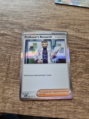  088/091 Professor's Research Scarlet & Violet Paldean Fates Holo Rare 