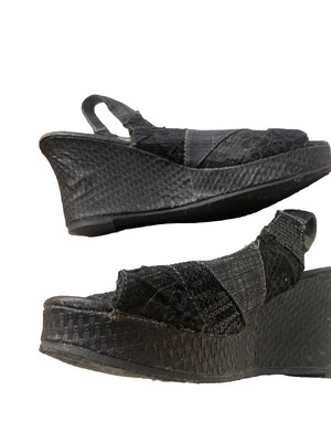 Women s Wedge Sandals Bke Black* New*super Cute!
