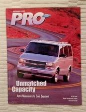 Vintage Magazine PRO CHEVROLET Dec 1997 dealership  publication Astrovan