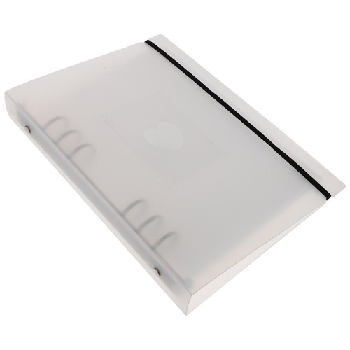 Loose-leaf Photo Album Travel Scrapbook with Plastic Sleeves Card