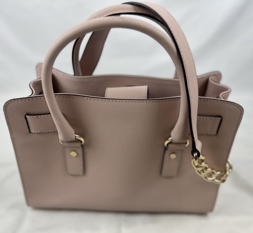 Michael Kors Hamilton Satchel Tote Purse Medium Handles Soft Saffiano Leather - Picture 3 of 23