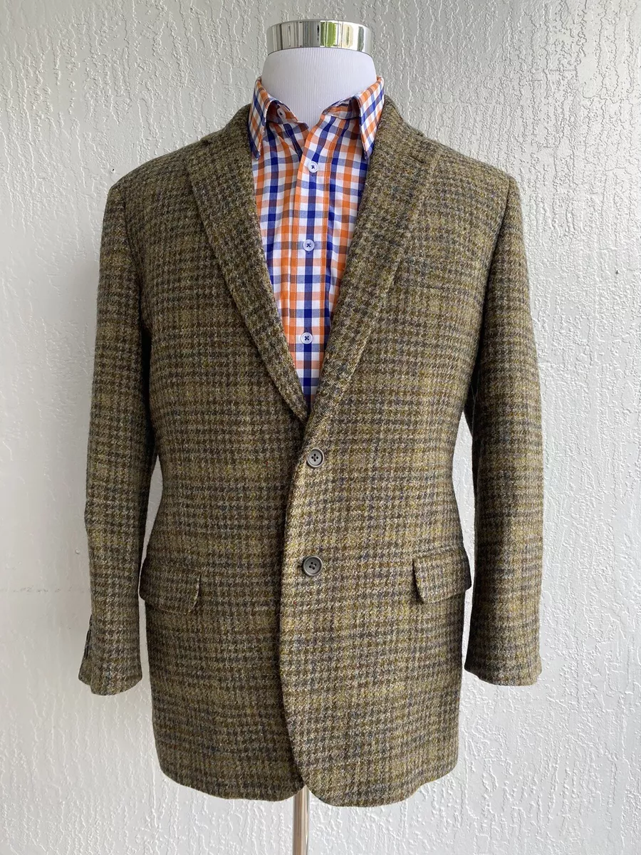 Brooks Brothers 1818 fitzgerald Mens Jacket Harris Tweed Centenary 44R
