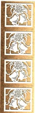 Mrs. Grossman's Stickers - Laser Cut Wedding Bells - 3 Strips