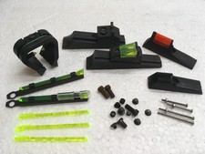 Gun Sight Lot Parts Screws Fiber Optic Hi-viz Triviz Sight Set Shotguns Hunting