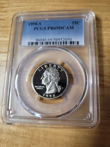 1998 proof  Washington quarter from Silver proof set