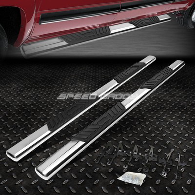 FOR 09-14 FORD F150 SUPERCREW CAB 5''CHROME OVAL SIDE STEP NERF BAR RUNNING BOARD