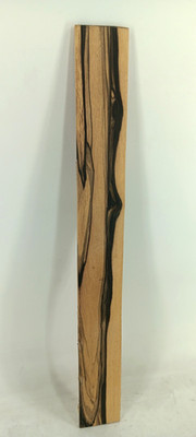 Black and White Ebony, Pale Moon, Guitar Fingerboard, 5/16'' x 2 3/4'' x 24''
