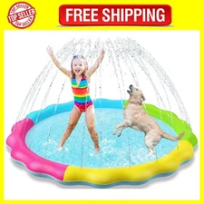 Jasonwell Splash Pad Sprinkler for Kids Splash Play Mat Outdoor Water Toys