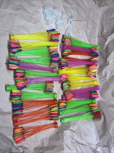 999 Water Balloons Self Sealing and Quick Fill+FREE NOZZLE for Outdoor Party Fun