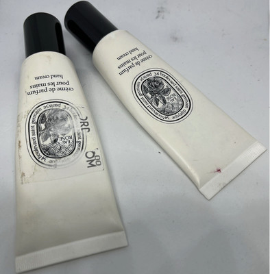 Diptyque Eau Rose Hand Cream 1.5 fl oz Two For The Price Of One As Pictured