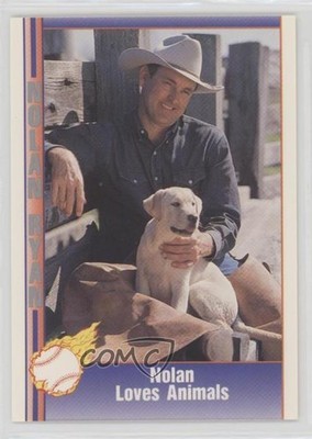 1991 Pacific Texas Express Series 2 Nolan Ryan Loves Animals #120 HOF 0mf9