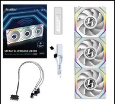 Lian Li UNI FAN SL Wireless LCD 120 Triple Pack White 12SLLCD1W3W