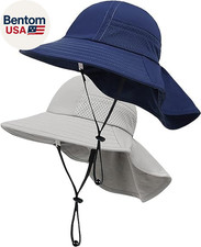 Toddler Baby Sun Hat Kids Summer Beach Essentials Adjustable Beach Hats with Buc