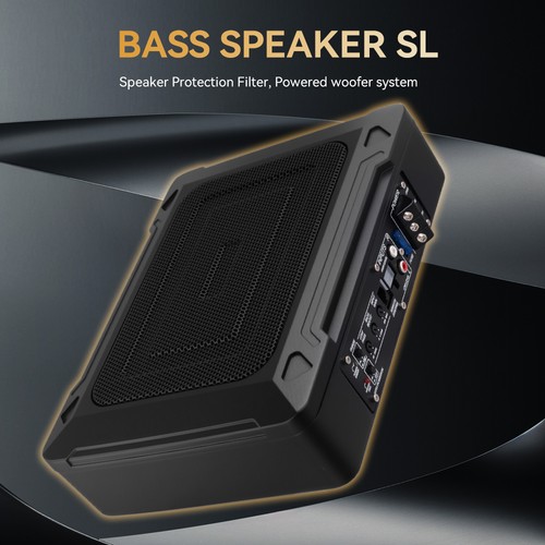 NEU 10" 1000W Kompakt Untersitz SLIM Powered Subwoofer Gehäuse - Bild 5 von 12