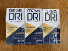 3-Pack Certain Dri Prescription Strength Roll-On 1.2 oz Clinical Antiperspirant