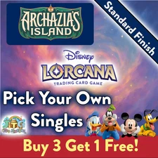 💎Lorcana - Archazia's Island: Non-Foil Singles and Playsets💎