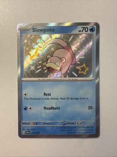 Slowpoke 116/091 SV: Paldean Fates Holo