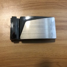 Classic Men's Automatic Slide Buckle Replacement Rectangle Ratchet Belt Buckle