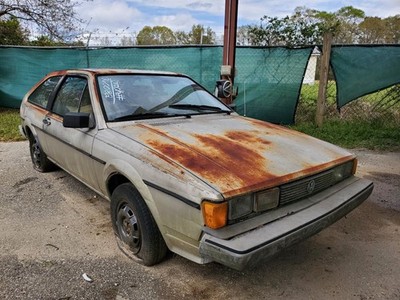 1982 1988 Volkswagen Scirocco OEM Front Bumper Faded And Has Scratches Scuffs