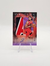 Jonathan Mogbo 2024-25 Panini Origins RC Patch Auto FOTL Purple SP /18 #RJA-JMR