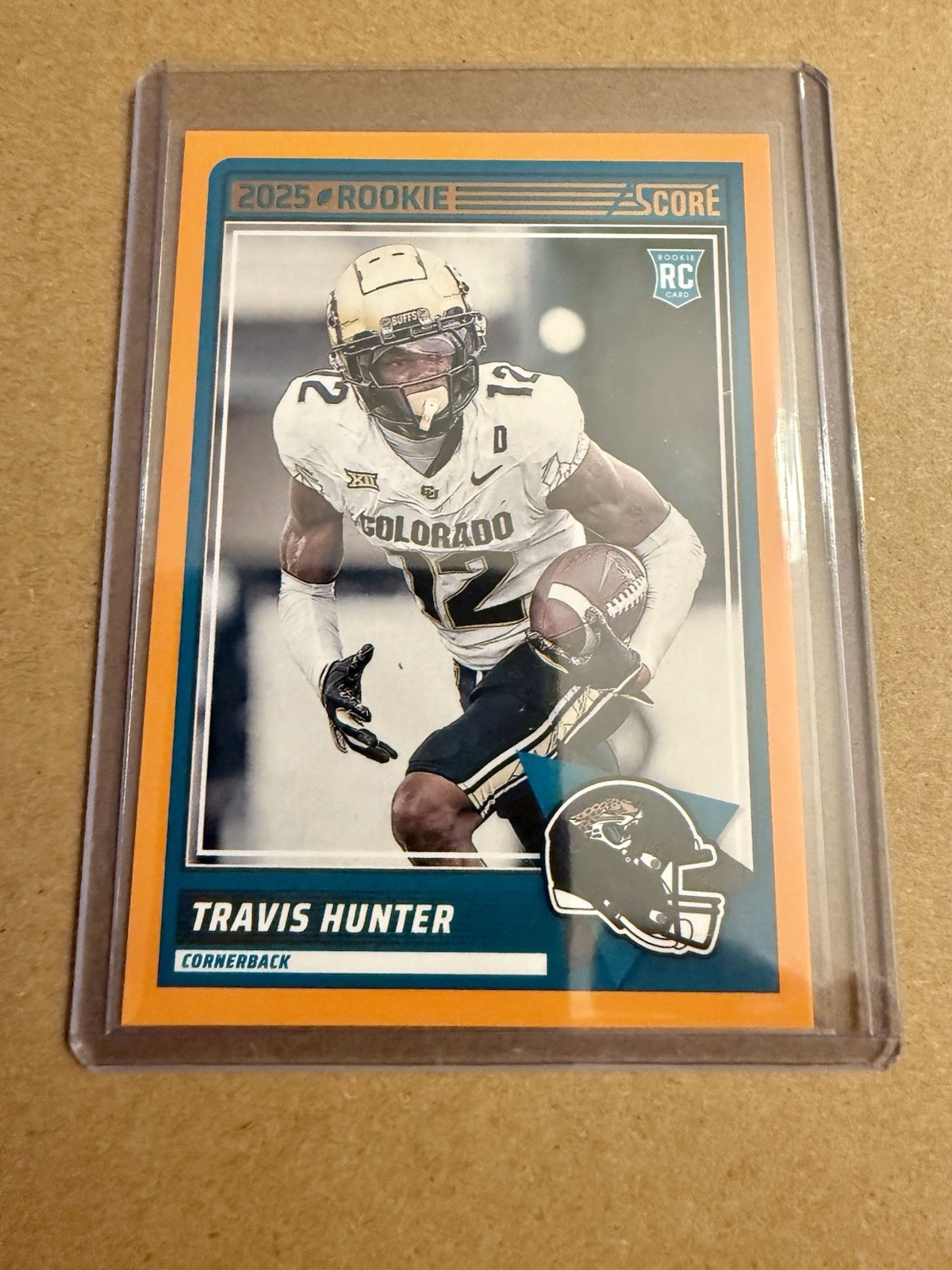 2025 Score - Rookies Travis Hunter Orange #20 (RC) Jacksonville Jaguars