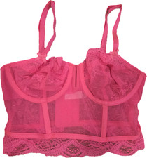 auden intimates Bra Bustier hot pink Size Small A NOWT