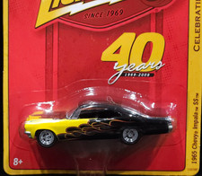 Johnny Lightning 65 1965 Chevy Chevrolet Impala SS 40 Years Release 4 Car Flames