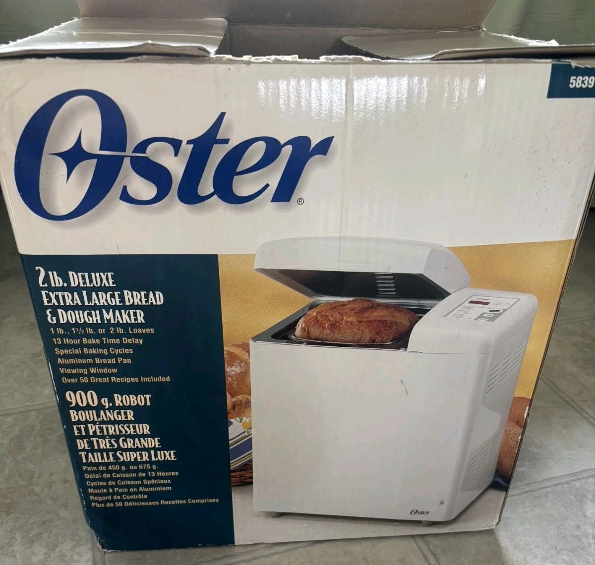 Oster Expressbake Bread Maker Machine Model 5838 White Tested Works W Manual
Opens in a new window o