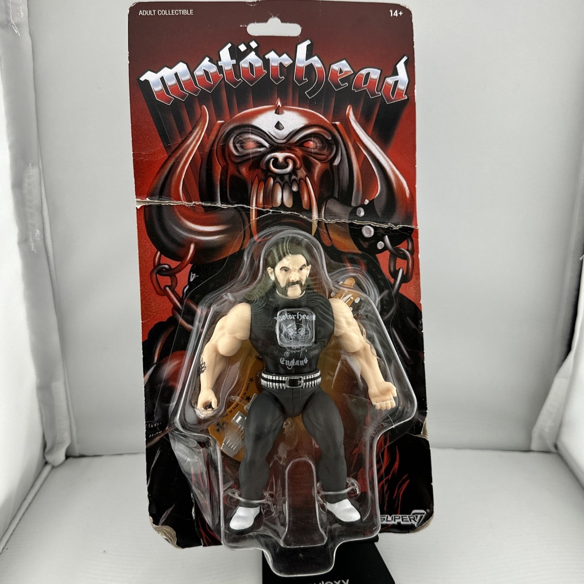 VINTAGE collection SUPER7 MOTORHEAD LEMMY KILMISTER FIGURE MOC