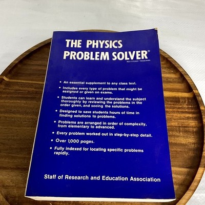 The Physics Problem Solver Research & Education Association 1983 Over 1000 Pages